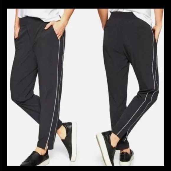 Athleta Brooklyn Heights Ankle Pant White Trim sz 6 - Picture 1 of 6